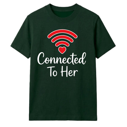 Couples Connected To Her Groom Unisex T-Shirt