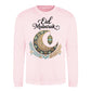 Crescent Moon & Lantern Eid Mubarak Printed Unisex Sweatshirt