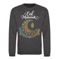 Crescent Moon & Lantern Eid Mubarak Printed Unisex Sweatshirt