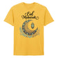 Crescent Moon & Lantern Eid Mubarak Printed Unisex T-Shirt