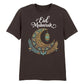 Crescent Moon & Lantern Eid Mubarak Printed Unisex T-Shirt