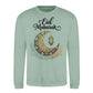 Crescent Moon & Lantern Eid Mubarak Printed Unisex Sweatshirt