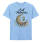 Crescent Moon & Lantern Eid Mubarak Printed Unisex T-Shirt