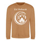 Crescent & Mosque Eid Mubarak Printed Unisex Sweatshirt