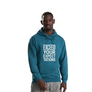 Crisp Exceed Your Expectations Slogan Unisex Hoodie