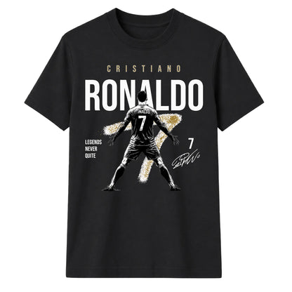 Cristiano Ronaldo No7 Graphic Football Printed Unisex Tshirt