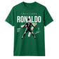 Cristiano Ronaldo No7 Graphic Football Printed Unisex Tshirt
