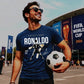 Cristiano Ronaldo No7 Graphic Football Printed Unisex Tshirt
