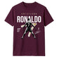 Cristiano Ronaldo No7 Graphic Football Printed Unisex Tshirt