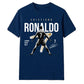 Cristiano Ronaldo No7 Graphic Football Printed Unisex Tshirt