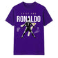 Cristiano Ronaldo No7 Graphic Football Printed Unisex Tshirt