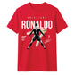 Cristiano Ronaldo No7 Graphic Football Printed Unisex Tshirt