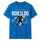 Cristiano Ronaldo No7 Graphic Football Printed Unisex Tshirt