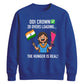 2026 Indian Cricket Team T20 World Cup Champions Crown 20 Overs India Women Cricket Printed Unisex Sweatshirt