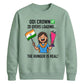 2026 Indian Cricket Team T20 World Cup Champions Crown 20 Overs India Women Cricket Printed Unisex Sweatshirt