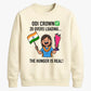 2026 Indian Cricket Team T20 World Cup Champions Crown 20 Overs India Women Cricket Printed Unisex Sweatshirt