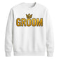 Crown Wedding Stag Groom Unisex Sweatshirt