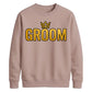 Crown Wedding Stag Groom Unisex Sweatshirt