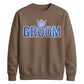 Crown Wedding Stag Groom Unisex Sweatshirt