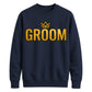 Crown Wedding Stag Groom Unisex Sweatshirt