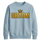 Crown Wedding Stag Groom Unisex Sweatshirt