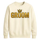 Crown Wedding Stag Groom Unisex Sweatshirt