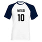 Custom Name Number Raglan Football Player Personalised T-Shirt