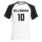 Custom Name Number Raglan Football Player Personalised T-Shirt