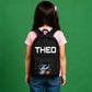 Personalised Astronaut Kids Backpack with Custom Name - Large Size