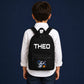 Personalised Astronaut Kids Backpack with Custom Name - Small Size
