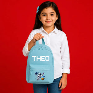 Personalised Astronaut Kids Backpack with Custom Name - Small Size