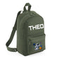 Personalised Astronaut Kids Backpack with Custom Name - Small Size