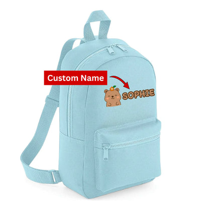 Personalised Rainbow Pencil Kids Backpack with Custom Name - Small Size