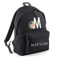 Bunny Kids Backpack with Custom Initial & Name - Large Size