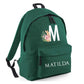 Bunny Kids Backpack with Custom Initial & Name - Large Size
