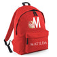 Bunny Kids Backpack with Custom Initial & Name - Large Size