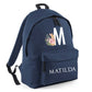 Bunny Kids Backpack with Custom Initial & Name - Large Size