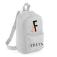 Bunny Kids Backpack with Custom Initial & Name - Small Size