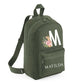 Bunny Kids Backpack with Custom Initial & Name - Small Size