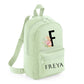 Bunny Kids Backpack with Custom Initial & Name - Small Size