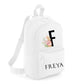 Bunny Kids Backpack with Custom Initial & Name - Small Size