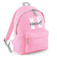 Custom Initial & Name Kids Backpack- Large Size