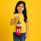 Custom Initial & Name Kids Water Bottle