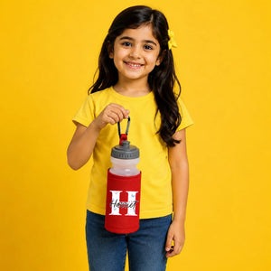 Custom Initial & Name Kids Water Bottle