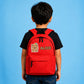 Personalised Rainbow Pencil Kids Backpack  with Custom Name - Large Size