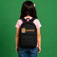 Personalised Rainbow Pencil Kids Backpack  with Custom Name - Large Size