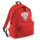 Giraffe Kids Backpack with Custom Name Personalised Backpack - Large Size