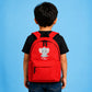 Giraffe Kids Backpack with Custom Name Personalised Backpack - Large Size