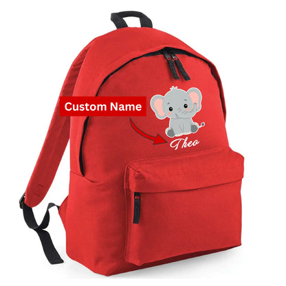 Giraffe Kids Backpack with Custom Name Personalised Backpack - Large Size