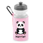 Personalised Panda Kids Water Bottle with Custom Name